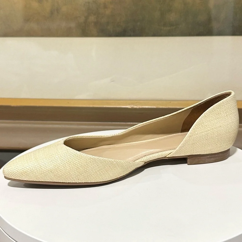 🌸MARC FISHER🌸 Sunny Suede Pointed Toe d'Orsay Flats Size: 7M - Picture 2 of 9